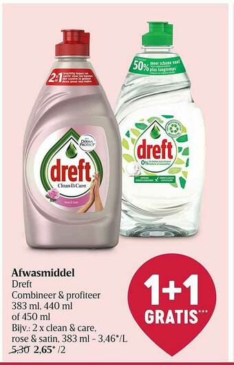 Delhaize Afwasmiddel Dreft aanbieding