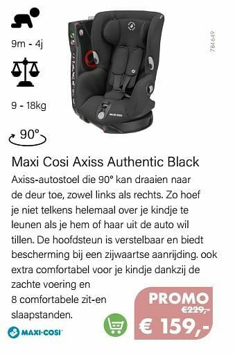 Multi bazar Maxi cosi axiss authentic black aanbieding