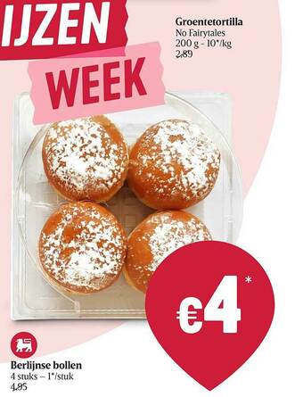 Delhaize Berlijnse Bollen aanbieding