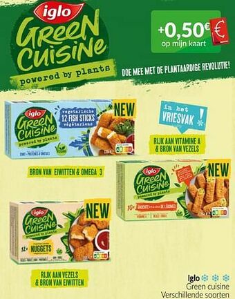 Intermarché Iglo green cuisine aanbieding
