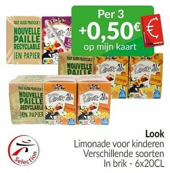 Intermarché Look limonade voor kinderen aanbieding
