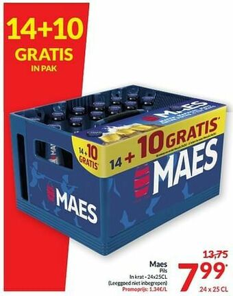 Intermarché Maes pils aanbieding