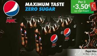Intermarché Pepsi max aanbieding