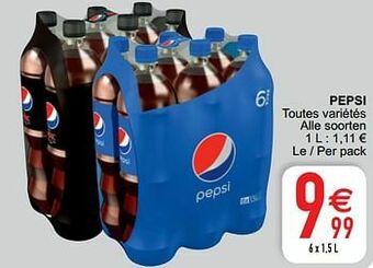 Cora Pepsi aanbieding