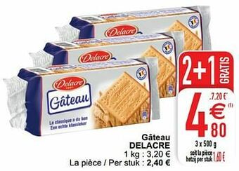 Cora Gâteau delacre aanbieding