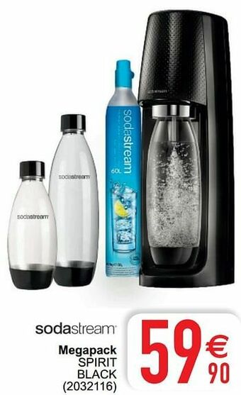 Sodastream megapack spirit black