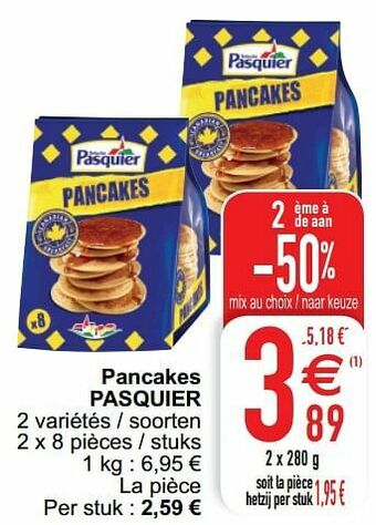 Cora Pancakes pasquier aanbieding