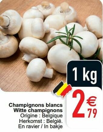 Cora Champignons blancs witte champignons aanbieding
