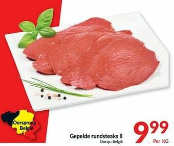Intermarché Gepelde rundsteaks ii aanbieding