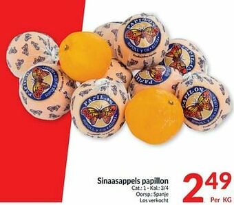 Intermarché Sinaasappels papillon aanbieding
