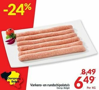 Intermarché Varkens- en rundschipolata’s aanbieding