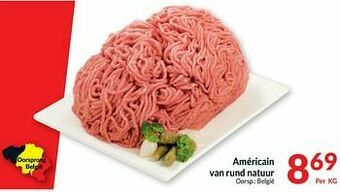 Intermarché Américain van rund natuur aanbieding