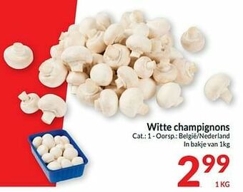 Intermarché Witte champignons aanbieding