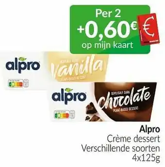 Intermarché Alpro crème dessert aanbieding