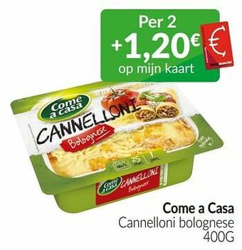 Intermarché Come a casa cannelloni bolognese aanbieding