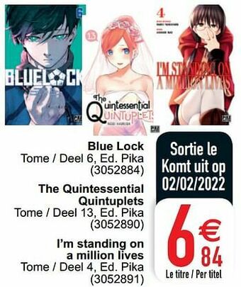 Cora Blue lock aanbieding