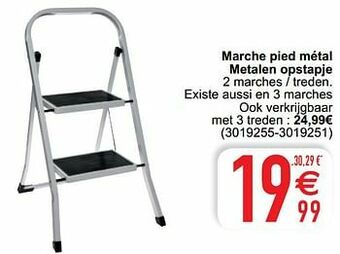 Cora Marche pied métal metalen opstapje aanbieding