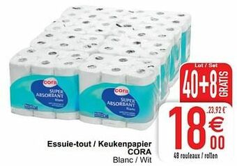 Cora Essuie-tout - keukenpapier cora aanbieding