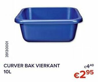 Curver bak vierkant