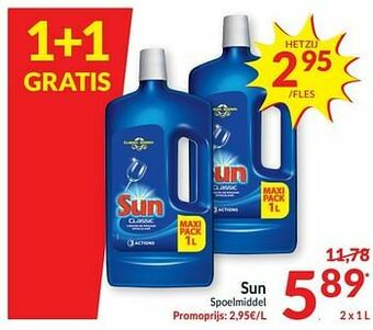 Intermarché Sun spoelmiddel aanbieding