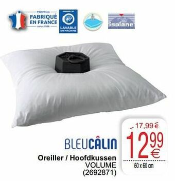 Cora Oreiller - hoofdkussen volume aanbieding