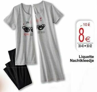 Cora Liquette nachtkleedje aanbieding