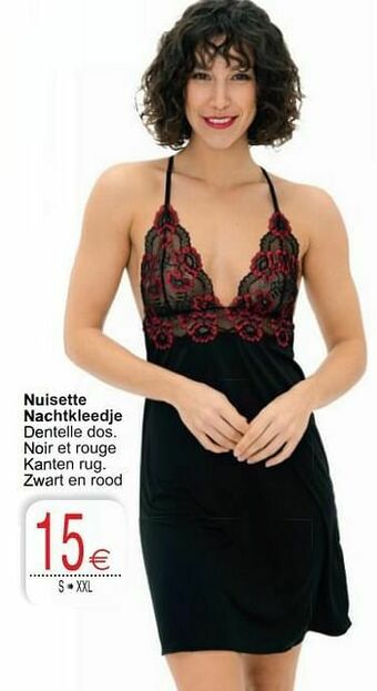 Cora Nuisette nachtkleedje aanbieding