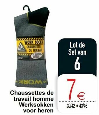 Cora Chaussettes de travail homme werksokken voor heren aanbieding