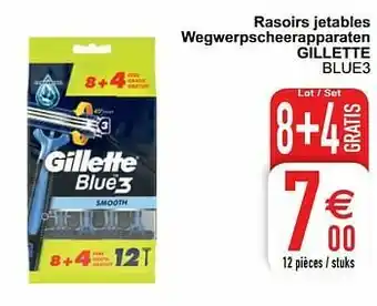 Rasoirs jetables wegwerpscheerapparaten gillette blue3