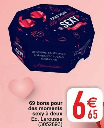 Cora 69 bons pour des moments sexy à deux aanbieding