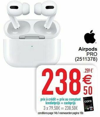 Cora Apple airpods pro aanbieding
