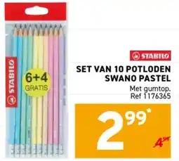 Trafic set van 10 potloden swano pastel aanbieding