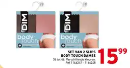 Trafic Set van 2 slips body touch dames aanbieding