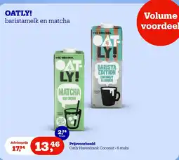 Bol.com Oatly baristamelk en matcha aanbieding