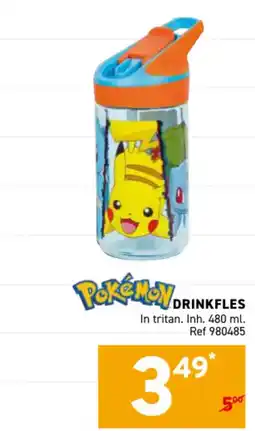 Trafic Pokemon drinkfles aanbieding