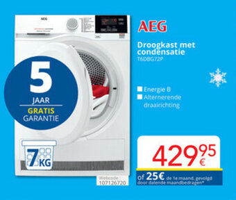 Eldi AEG Droogkast met condensatie aanbieding