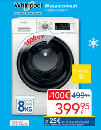Eldi Whirlpool Wasautomaat aanbieding