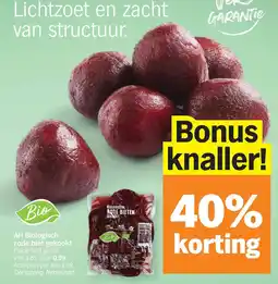 Albert Heijn AH Biologisch rode biet gekookt aanbieding