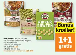 Albert Heijn Hak pakken en stazakken aanbieding