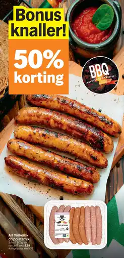 Albert Heijn AH Varkens-chipolatamix aanbieding