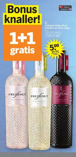 Albert Heijn Freixenet Italian Rosé, Primitivo en Pinot Grigio aanbieding
