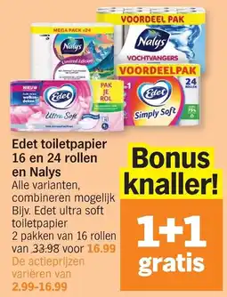 Albert Heijn Edet toiletpapier aanbieding