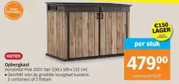 Albert Heijn Opbergkast Horizontal Pine aanbieding
