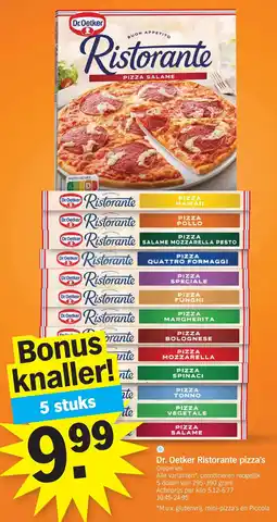 Albert Heijn Dr. Oetker Ristorante pizza's aanbieding