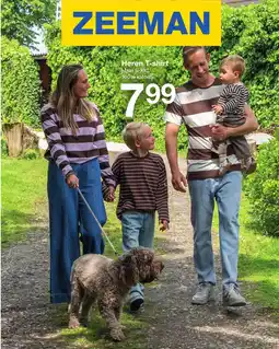 Zeeman Heren T-shirt aanbieding