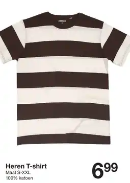 Zeeman Heren T-shirt aanbieding