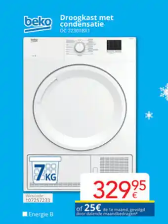 Eldi Beko Droogkast condensatie aanbieding