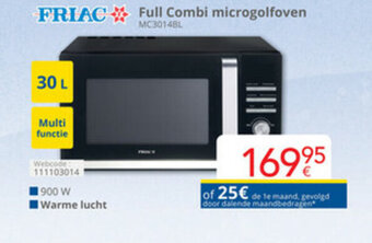 Eldi Friac Full Combi microgolfoven aanbieding