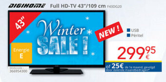 Eldi Digihome Full HD-TV 43" aanbieding
