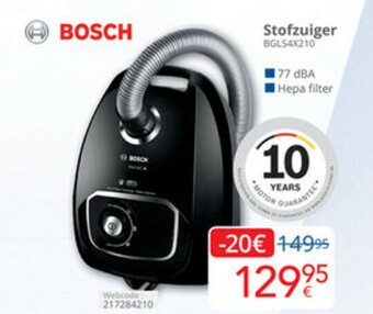 Eldi Bosch Stofzuiger aanbieding